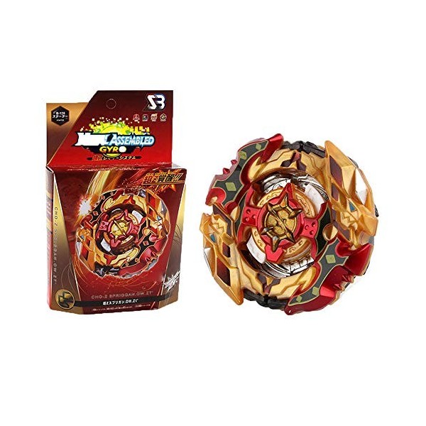 Cool Belle Beyblade Toupies,Toupie Burst Turbo avec Lanceurs, Gyro Pocket Box Pro-Cadeaux pour Enfant Non-Stop Battle Deluxe 