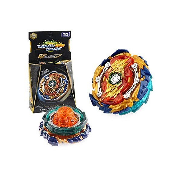 Cool Belle Beyblade Toupies,Toupie Burst Turbo avec Lanceurs, Gyro Pocket Box Pro-Cadeaux pour Enfant Non-Stop Battle Deluxe 