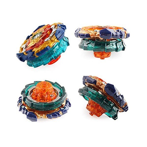 Cool Belle Beyblade Toupies,Toupie Burst Turbo avec Lanceurs, Gyro Pocket Box Pro-Cadeaux pour Enfant Non-Stop Battle Deluxe 