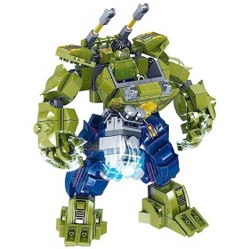 LGQHCE De l’Armure Robot, Figurine Avengers Jouet De Construction, Action Figure Blocs Enfants Jouet Héros à Collectionner Or