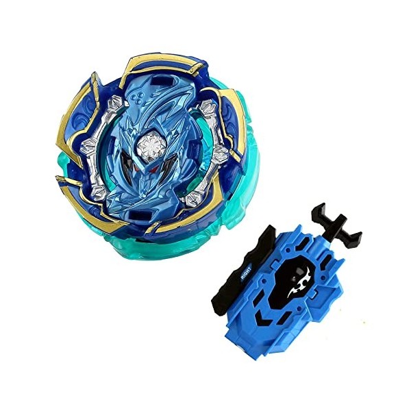 Acebwhtoy Bey Burst Turbo Blade Set 4D Fusion Modèle Metal Masters Speed Gyroscope avec lanceur, Jouet Cadeau pour enfants, a