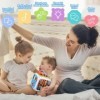 Kizmyee Jouet Montessori 1 an, Colorés Jouets Sensoriels Cube dactivité Bébé toupie Ventouse avec 6 Formes Multisensorielles