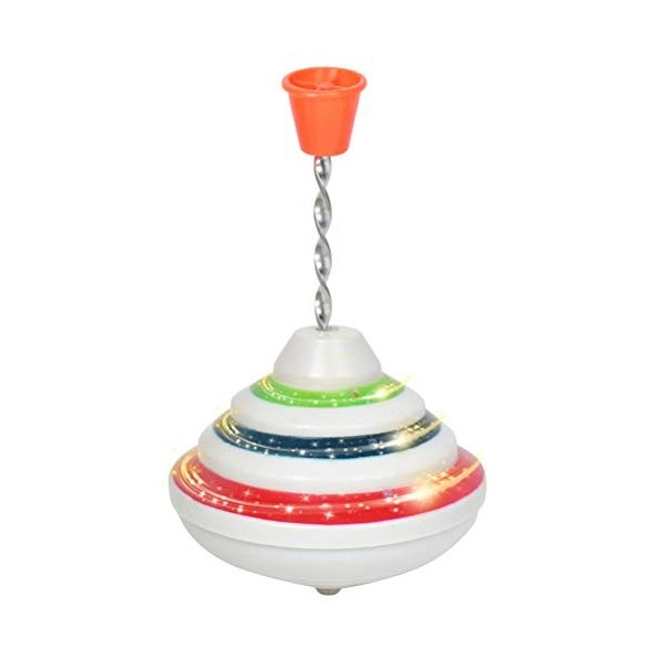 Toupie électrique Avec Lumières LED Et Musique - Jouet Enfant Classique, Plastique ABS, Environ 11 Cm