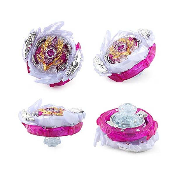 XASYGF Beyblade Toupies,Toupie Burst Turbo avec Lanceurs, Gyro Pocket Box Pro-Cadeaux pour Enfant Non-Stop Battle Deluxe Hasb