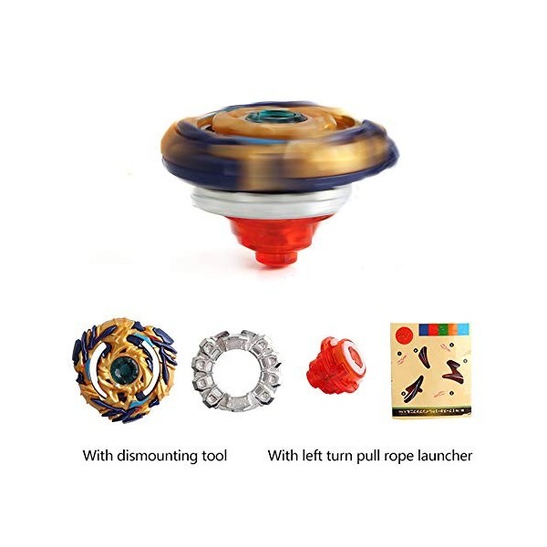 XASYGF Beyblade Toupies,Toupie Burst Turbo avec Lanceurs, Gyro Pocket Box Pro-Cadeaux pour Enfant Non-Stop Battle Deluxe Hasb