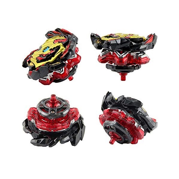 Cool Belle Beyblade Toupies,Toupie Burst Turbo avec Lanceurs, Gyro Pocket Box Pro-Cadeaux pour Enfant Non-Stop Battle Deluxe 