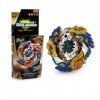 XASYGF Beyblade Toupies,Toupie Burst Turbo avec Lanceurs, Gyro Pocket Box Pro-Cadeaux pour Enfant Non-Stop Battle Deluxe Hasb