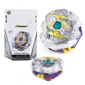 4D Toupie Burst avec Launcher Gyro Métal Super Combat| Battle Jouets Classiques pour Enfants Adulte| 1 Toupie + 1 Lanceur