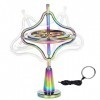 Shine Us Toupie gyroscope, jouet déquilibre en métal anti-gravité coloré, cadeau éducatif pour enfants Top-001 