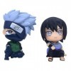 Indorasen Lot de 2 figurines danime Chibi Kakashi Uchiha Sasuke