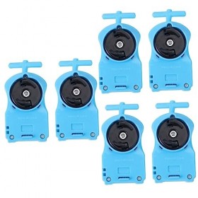 Toyvian 6 Pièces Rafale Tops Lanceur De Bureau Couleur Aléatoire Accessoire Créatif Gyro Émetteur Drôle Jeu Lanceur Aléatoire