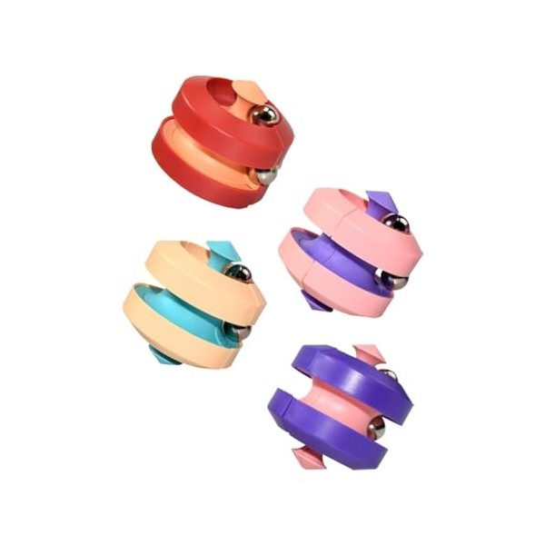 Toyvian 4 Pièces Jouet De Décompression Cube Jeu De Puzzle Jouet De Cube Rotatif Jouet Éducatif Précoce Jouet De Puzzle Amusa