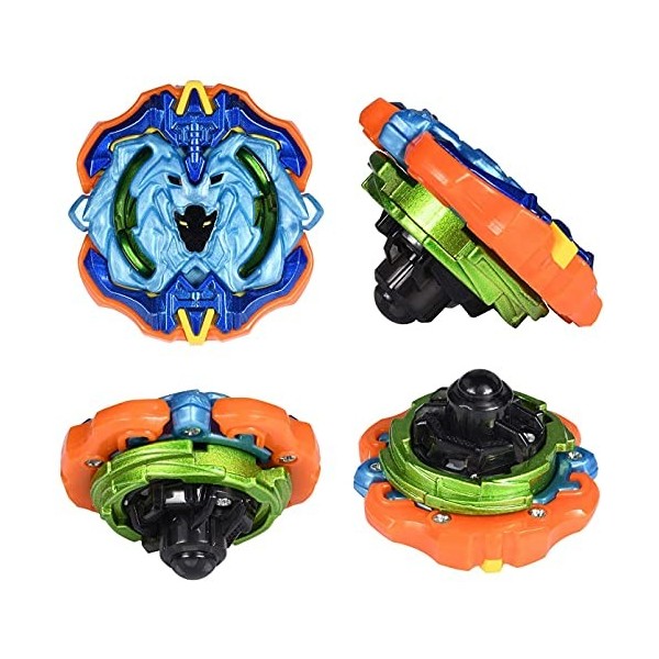 su ma Série Blue Devils Beyblade Toys et Beyblade toupies Burst, Gyro Spin Fighters avec Lanceur, Starter Set pour Cadeaux po