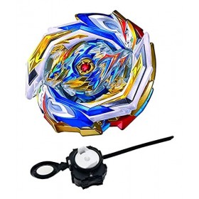 Xuanruo Toupie Burst avec Launcher Gyro Métal Super Combat,Battle Jouets Classiques pour Enfants Adulte avec Lanceur