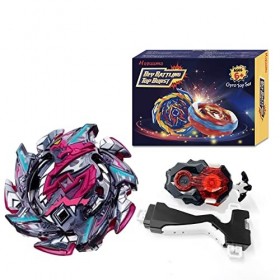 Hozuumo Bey Toupie Bay Blade Burst Turbo Combinaison, avec Metal Fusion Lanceur, Jouets Classiques Enfants Cadeau 1, B-113