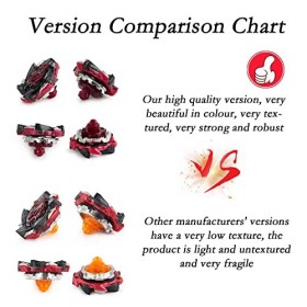 Hozuumo Bey Toupie Bay Blade Burst Turbo Combinaison, avec Metal Fusion Lanceur, Jouets Classiques Enfants Cadeau 1, B-113