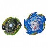 Beyblade Burst Surge Dual Pack, 2 toupies de compétition Speedstorm Evo Helios Blazebringer et Jormuntor J6