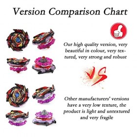 Hozuumo Bey Toupie Bay Blade Burst Turbo Combinaison, avec Metal Fusion Lanceur, Jouets Classiques Enfants Cadeau, B-170-01