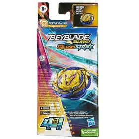 Hasbro Beyblade Burst QuadStrike, Single Pack Fierce Achilles A8, Jouet pour Enfants à partir de 8&nbsp;Ans