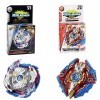 Toupie Burst Set 2 Pièces Toupie Burst avec Launcher Beyblade Métal Fusion Jouet Bey Battling Top Burst Gyro Battle Jouets Cl