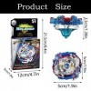 Toupie Burst Set 2 Pièces Toupie Burst avec Launcher Beyblade Métal Fusion Jouet Bey Battling Top Burst Gyro Battle Jouets Cl