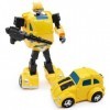 Hilloly Transformable Toys, Tran-sformers Jouets Figurine daction, Tran-sformers Bumble-Bee Jouet, 2 en 1 Voiture Robot Joue