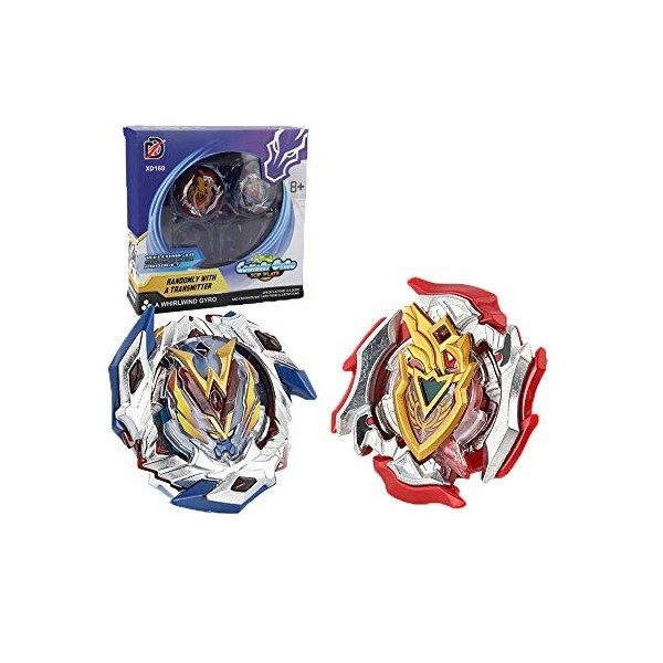 XASYGF Beyblade Toupies,Toupie Burst Turbo avec Lanceurs, Gyro Pocket Box Pro-Cadeaux pour Enfant Non-Stop Battle Deluxe Hasb