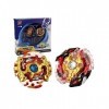 XASYGF Beyblade Toupies,Toupie Burst Turbo avec Lanceurs, Gyro Pocket Box Pro-Cadeaux pour Enfant Non-Stop Battle Deluxe Hasb