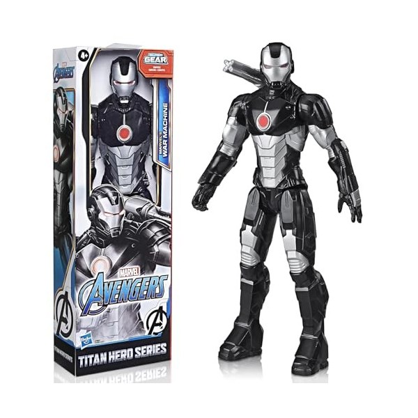 Xingsky War Machine Figurine, 30 cm War Machine Marvel Figurine, Personnage Marvel Action Man Jouet pour Enfants - Adultes, A