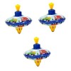 ibasenice 1Pc Tin Top Jouets en Vrac pour Enfants Fille Jouets pour Tout-Petits Enfants Mini Jouets Trompo Top Rotatif Tin To