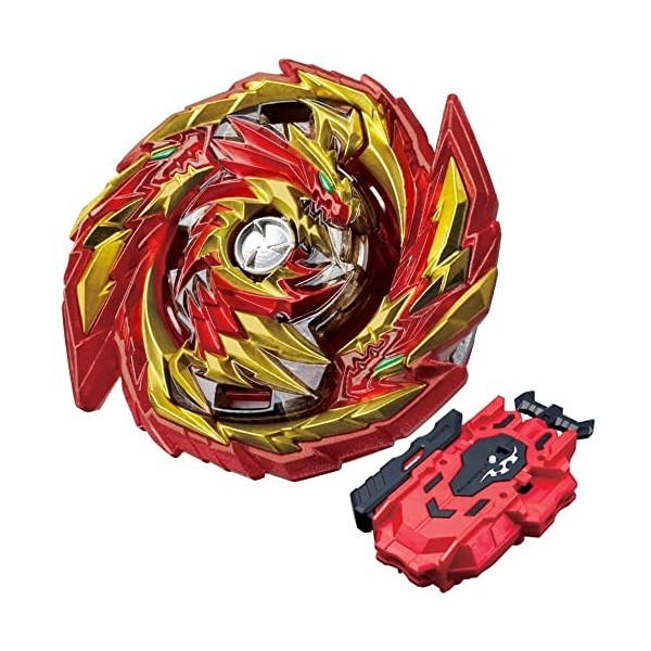 Wuyeshen Toupie Burst B169 avec Launcher Gyro Métal Super Combat Jouets Classiques pour Enfants Adulte