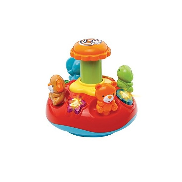 Vtech Lumi toupie des animaux,9 - 36 mois, 80-186305 - Version FR