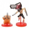 2pcs Chainsaws Anime Character Model Cartoon Character Toy PVC Action Figure Statue Collectible Cartoon Mini Figure Kids Birt