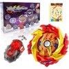 Acebwhtoy Toupie Bey Metal Fusion Blade, Bey Toupie Blade Burst Turbo, Bey Toupie Blade avec Lanceur, Set Jouets Classiques p