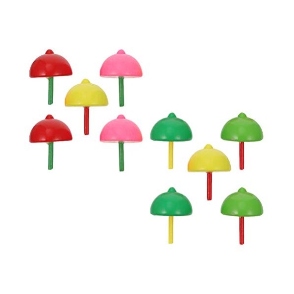 TOYANDONA 20Pcs Toupies en Bois Toupies à Fruits Peg-Top Toupies à Fruits Peintes à La Main Toupies en Bois Jouets Éducatifs 