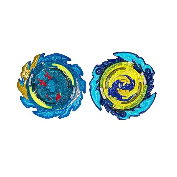 Beyblade Burst QuadStrike Dual Pack, Pack de 2 toupies de compétition Komet Helios H8 and Tidal Pandora Epic P8