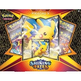Pokémon – Destinées Radieuses : Boite Pikachu V - Jeu de Cartes - à partir de 6 Ans - 2 Joueurs - 10&nbsp;Minutes de Temps de Jeu 