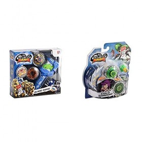 Auldey - Toupie Infinity Nado Série Athletic - Glare Aspis-YW624504 & Toupie Infinity Nado Série Standard-Cold Shadow- YW6243