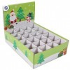 PLANÈTE BOIS - Pack de 24 Toupies Noël - FSC - 030160PA - 24 pièces - Multicolore - Bois - Jeu pour Enfant - Noël - À Collect
