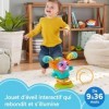 Fisher-Price DJ Le Robot Danseur À Rebond avec Musique, Lumières Et Action Rebondissante, Version Française, Jouet D’Éveil Jo