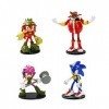 Bizak Sonic Prime Lot de 4 Figurines de 7,5 cm de Haut Assortiment 2 64116040-2 