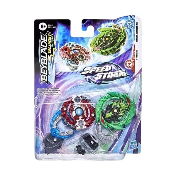 Toptoys2u Bargain Bundles Bey-blade Burst Speedstorm & Quad Drive – Original A6, Tyros T6, Decay Perseus P7, Destruction Belf