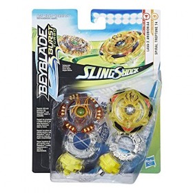 Hasbro Beyblade Burst Turbo SlingShock Dual Pack Spiral Treptune Lava-X Anubion