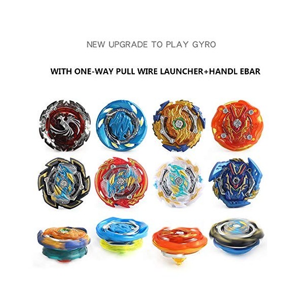 ZED- Beyblade Toupies,Toupie Burst Turbo avec Lanceurs, Gyro Pocket Box Pro-Cadeaux pour Enfant Non-Stop Battle Deluxe Hasbro