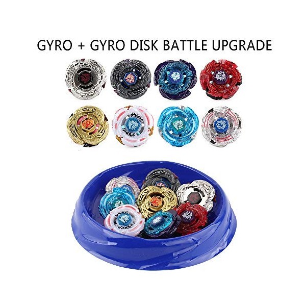 Cool Belle Beyblade Toupies,Toupie Burst Turbo avec Lanceurs, Gyro Pocket Box Pro-Cadeaux pour Enfant Non-Stop Battle Deluxe 