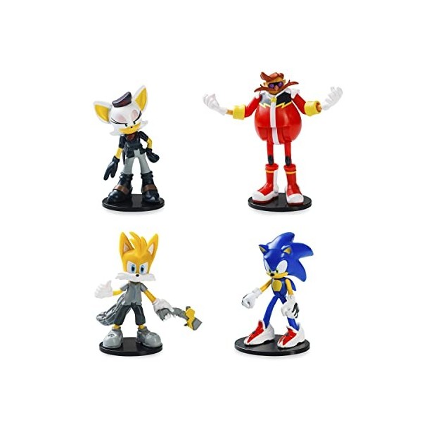 Bizak Sonic Prime Figurine articulée Pack de 7,5 cm de Haut Assortiment 1 64116040-1 