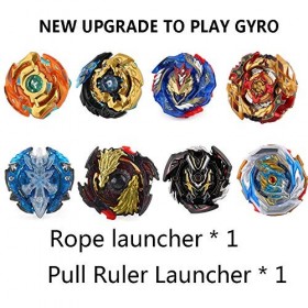 Bayblade Toupies,Toupie Burst Turbo avec Lanceurs, Gyro Pocket Box Pro-Cadeaux pour Enfant Non-Stop Battle Deluxe Hasbro Bayb