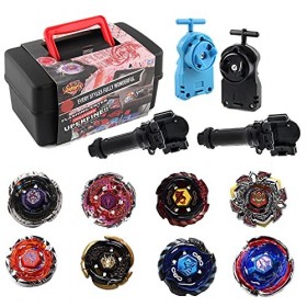 Baybledas Burst Toupies，Burst Turbo avec Lanceurs，4D Combat Top Top Model Metal Masters Speed Top avec Rafale pour La Journée