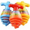 Flash Spinning Toys avec LED Light, Jouets pour Enfants avec Petit Gyroscope Lumineux, Cadeaux, Couleurs aléatoires 3 pcs 