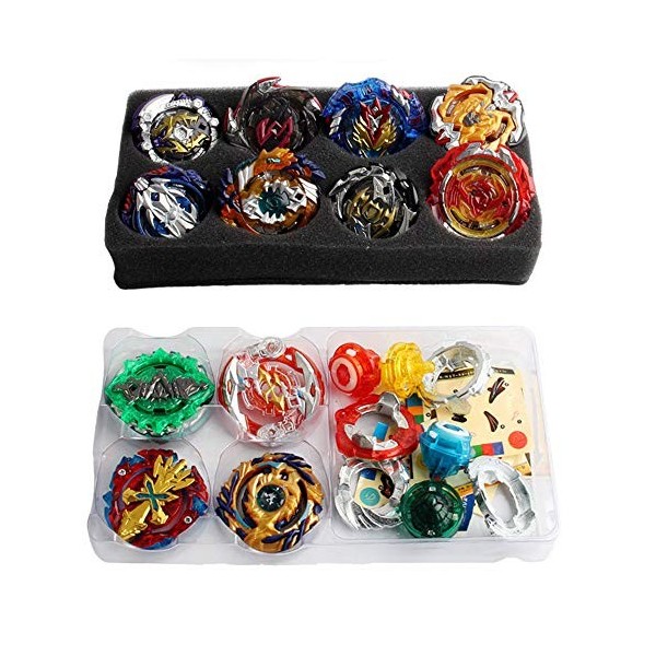 ZED- Beyblade Toupies,Toupie Burst Turbo avec Lanceurs, Gyro Pocket Box Pro-Cadeaux pour Enfant Non-Stop Battle Deluxe Hasbro